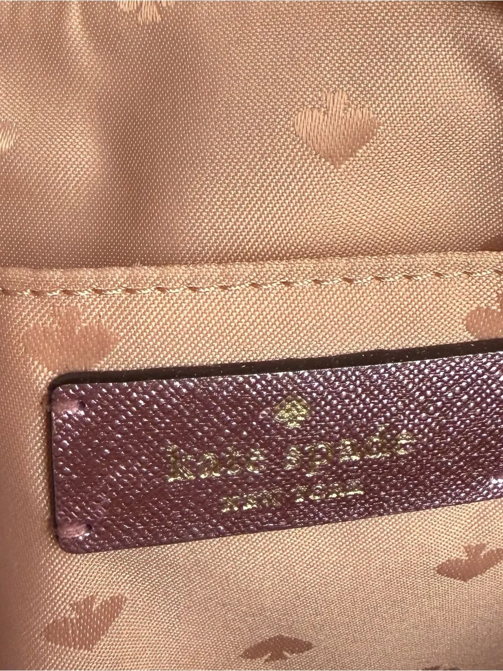 kate spade Metallic Pink Glitter Satchel
